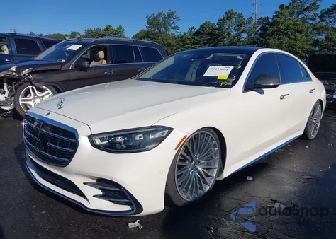 2021 Mercedes-Benz S 580 4Matic z USA, uszkodzony, nr VIN W1K6G7GB0MA059108